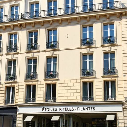 Faäade du bâtiment abritant les bureaux d'Étoiles Filantes à Paris.