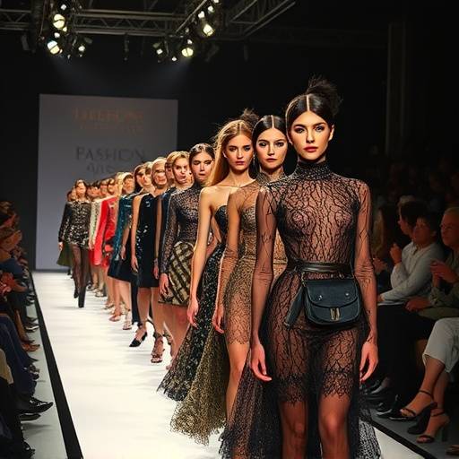 Photo d'un défilé de mode lors de la Fashion Week de Paris.